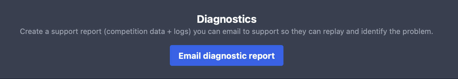 Diagnostic report